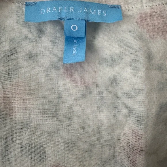 DRAPER JAMES “Reba” Wrap Mini Dress in Strawberry Fields Floral - Picture 3 of 11